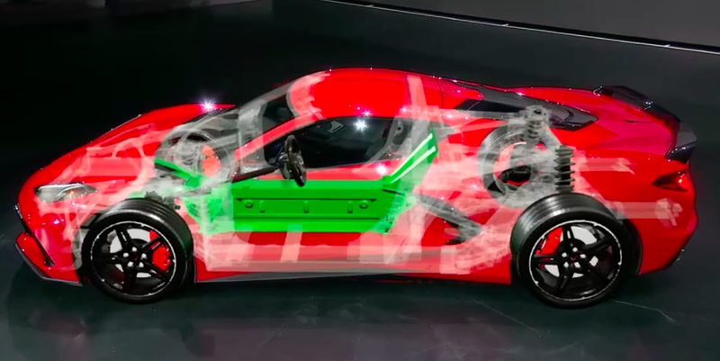 Illustration for article titled Here's A Detailed Look At The 2020 Corvette C8's Impressive Engineering